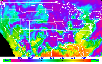 Surface downward flux